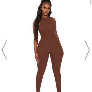 Sleeveless jumpsuit from naked wardrobe